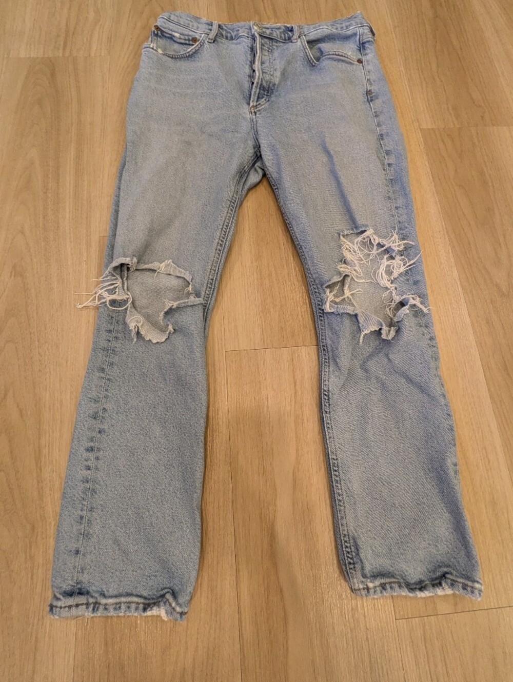 Agolde Ripped Knee Riley Jean Size 29